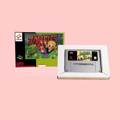Zombies Ate My Neighbors Action Game Cartridge with Retial Box For SNES 16bit NTSC PAL Video Game Consoles