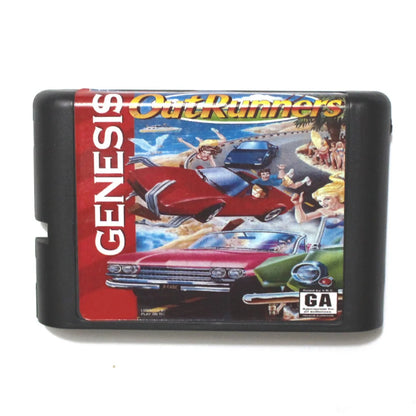 Out Runners 16bit MD Game Card For 16 Bit Sega MegaDrive Genesis Consoles