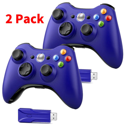 Controller for Xbox 360 Xbox 360Slim/PC Controllers 2.4G Wireless Gamepad W/ Dual Vibration Sensing Game Handle Joystick Rocker