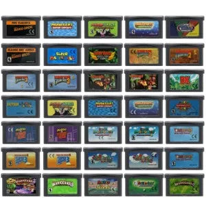GBA 32 Bit Video Game Cartridge Console Card mMario dDonkey Kong wWario Series Golf Tennis Party for GBA