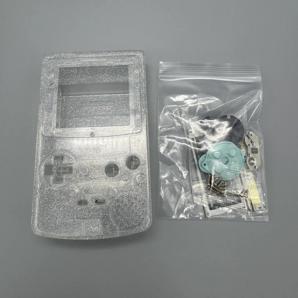 High quality shell kit for Gameboy COLOR GBC. Suitable for GBC 2.6-inch 2.45-inch 2.2-inch LCD