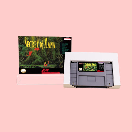 Secret of Mana 1 RPG Game Cartridge with Retial Box For SNES 16bit NTSC PAL Video Game Consoles