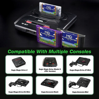 MD V1 Card 4000 in 1 With 8GB TF Card MD Game Card For Original Sega Genesis Mega Drive Master System