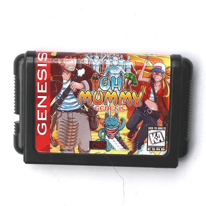 Oh Mummy 16bit MD Game Card For 16 Bit Sega MegaDrive Genesis Consoles