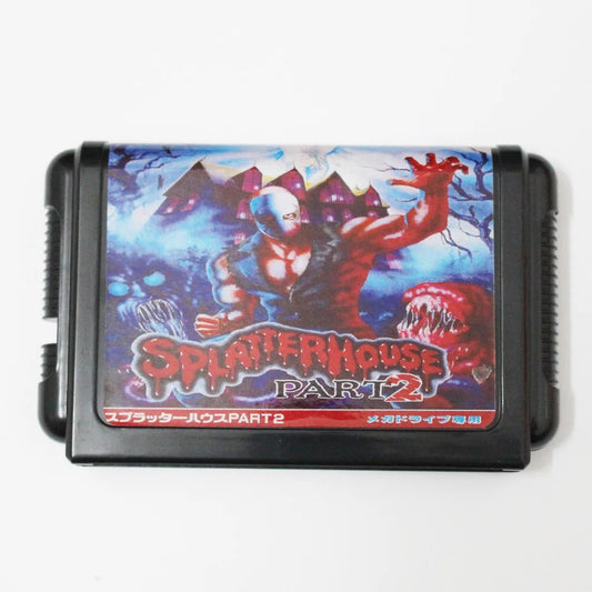 Splatterhouse Part 2 16bit MD Game Card For 16 Bit Sega MegaDrive Genesis Consoles