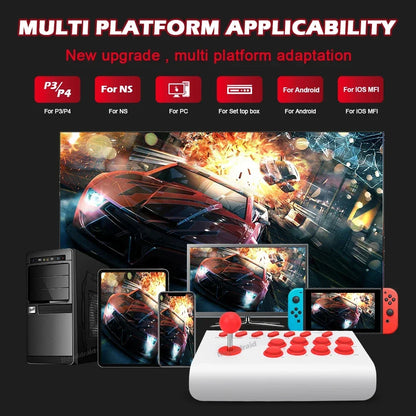 Y02 Arcade Joystick for PS4/PS3/Xbox One/Switch OLED/Android/iOS Wired Wireless Street Fighter Controller w Macro/Turbo Function