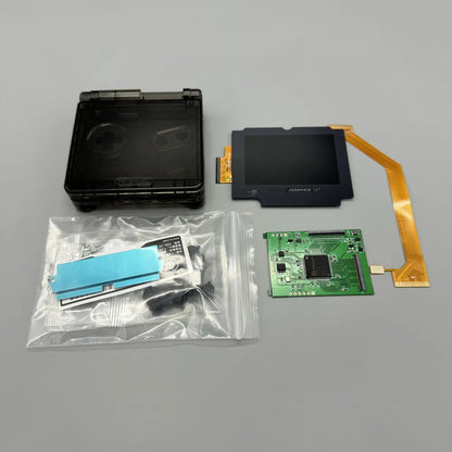2024 new GBASP IPS LCD 2.9 "IPS high brightness LCD and shell kit for Gameboy advance SP