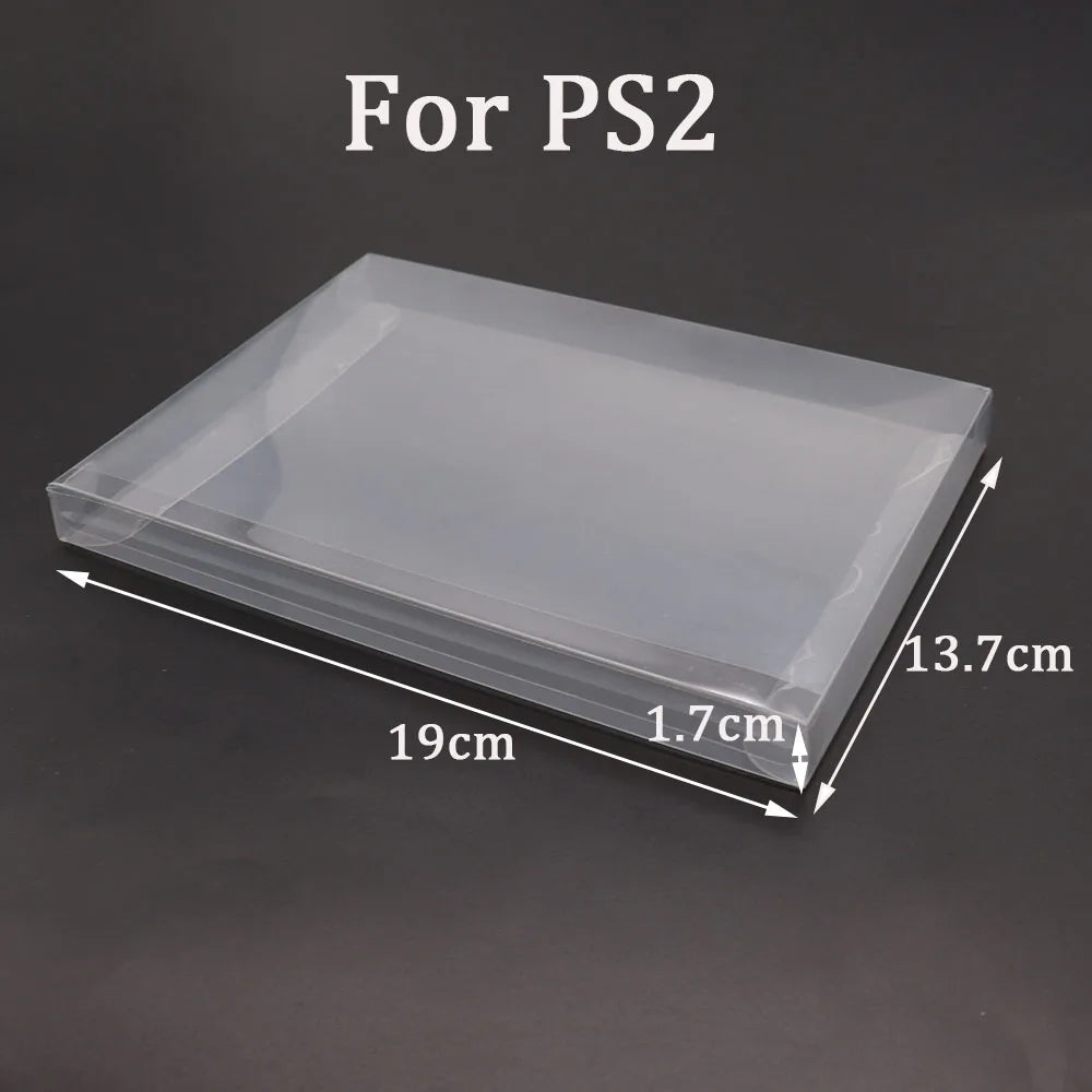 10PCS Clear Transparent Game Cartridge Box Case CIB Games Plastic PET Protector for N64 NES SNES for GB GBA GBC NGPC Switch  PS5