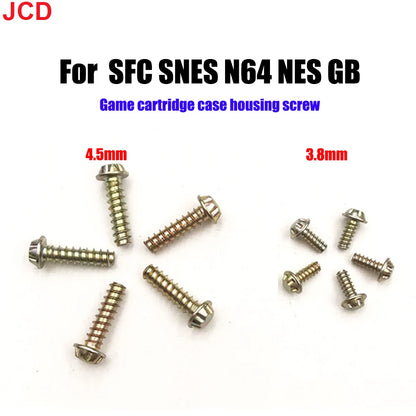 JCD 5pcs 3.8mm 4.5mm Security Bit Screws For NES SNES N64 For Game boy GB Console & Cartridge Case Screws