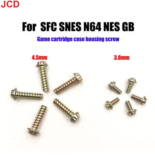 JCD 5pcs 3.8mm 4.5mm Security Bit Screws For NES SNES N64 For Game boy GB Console & Cartridge Case Screws