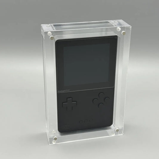 High transparency acrylic magnetic cover console storage box for Analogue Pocket AP