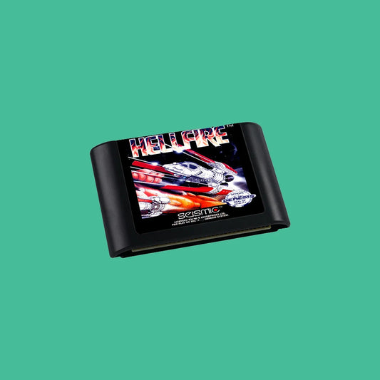 Hellfire USA Game for SEGA Mega Drive Genesis 16 bit Consoles Game Cartridge Box Manual