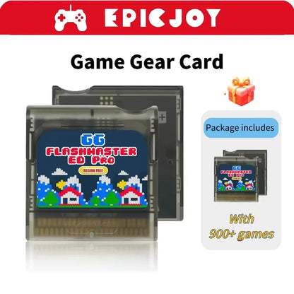 2025 New Upgrade Game Gear Cartridge FlashMaster Cart  With 8GB TF Card With 1200+ Games For Sega Game Gear GG Console