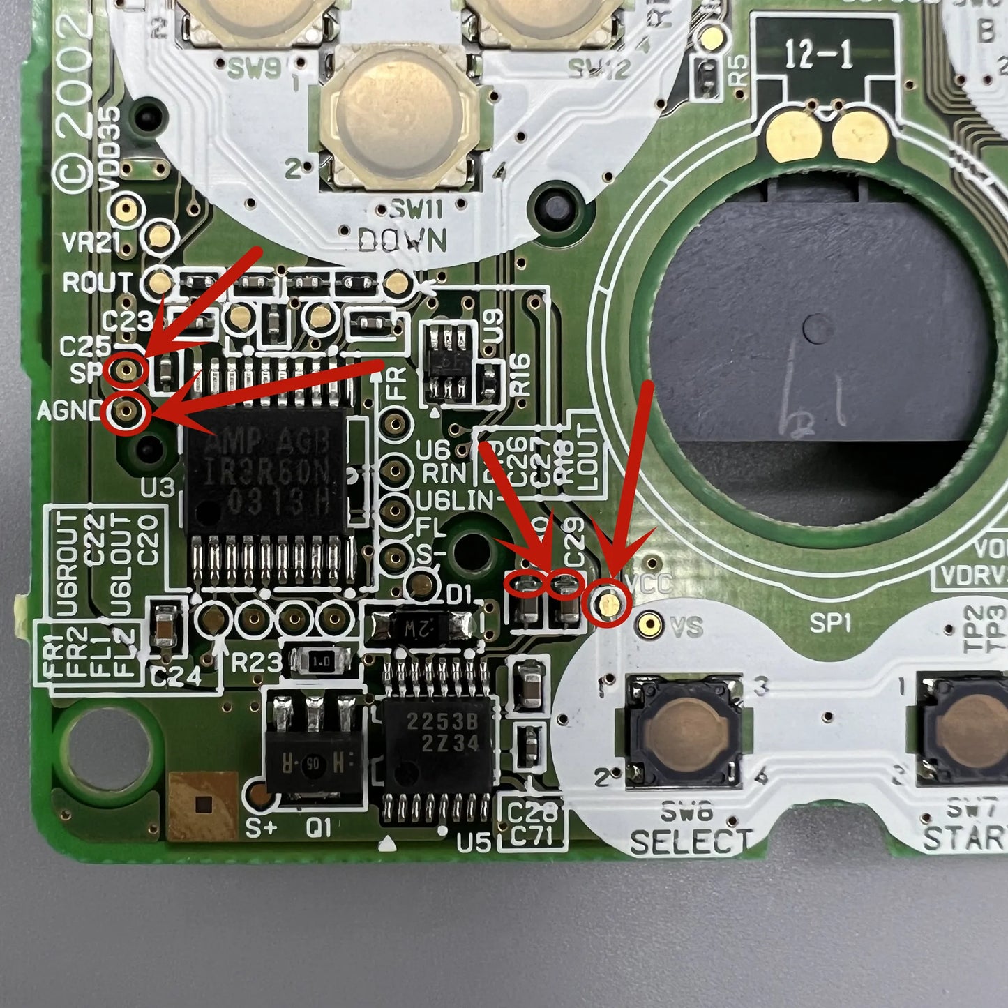 low power digital volume amplifier module for Gameboy advance SP GBASP sound amp