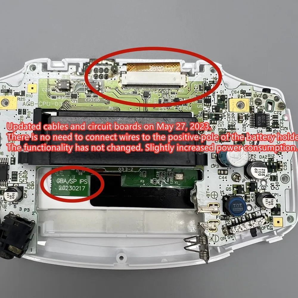 2024 3.0 "original size IPS high brightness LCD screen is suitable for Gameboy advance GBA