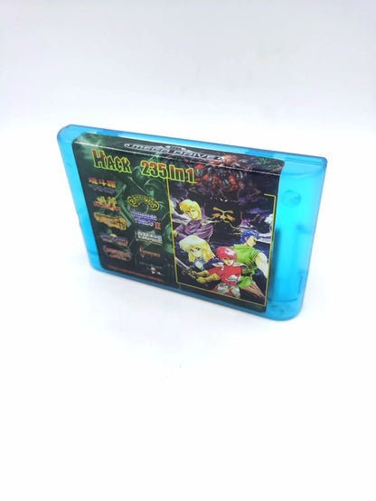 THE Ultimate version 235 in 1 Hack Sega Genesis Mega Drive Game Cartridge for 2G bit game cartridge