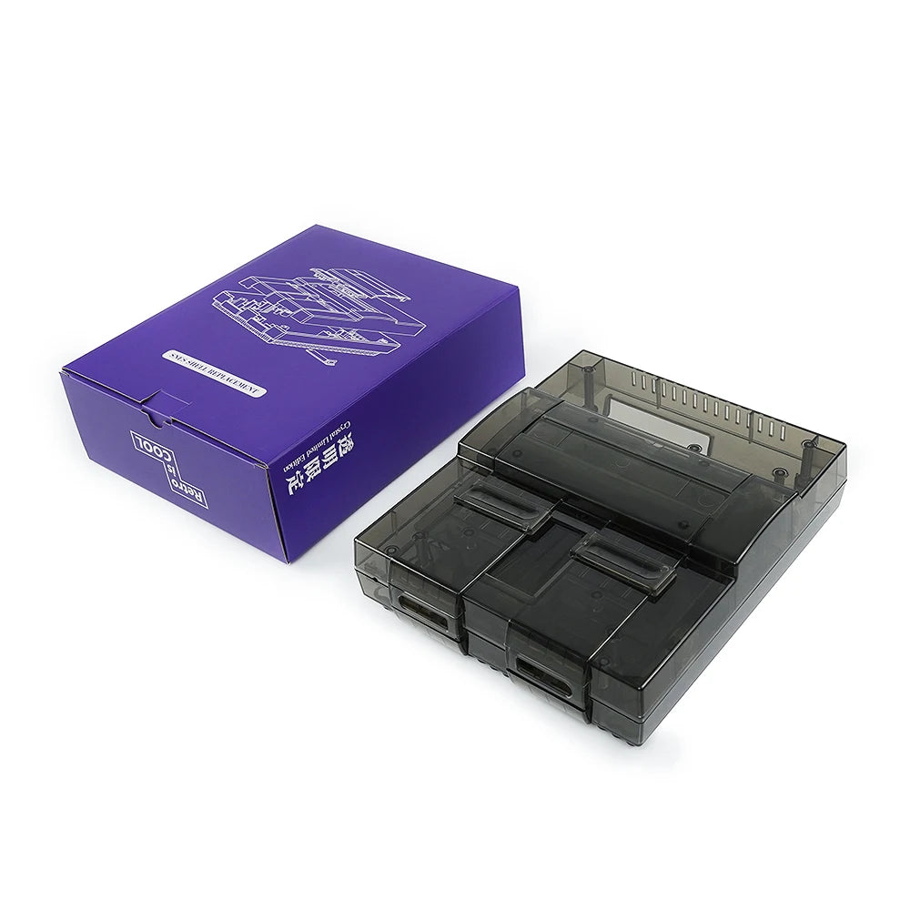 Transparent SNES Replacement Shell For Super Nintendo Entertainment System SNS-001 Retro game Console SNES Case