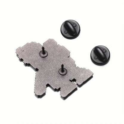 1pc Classic Retro Old Games Metal Slug Enamel Pins – Cartoon Metal Brooch Badge for Jacket, Bags, Hats, Cosplay Accessories