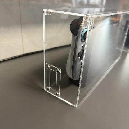 High transparency acrylic magnetic cover console storage box Dustproof box for Nintendo switch 2 NS2