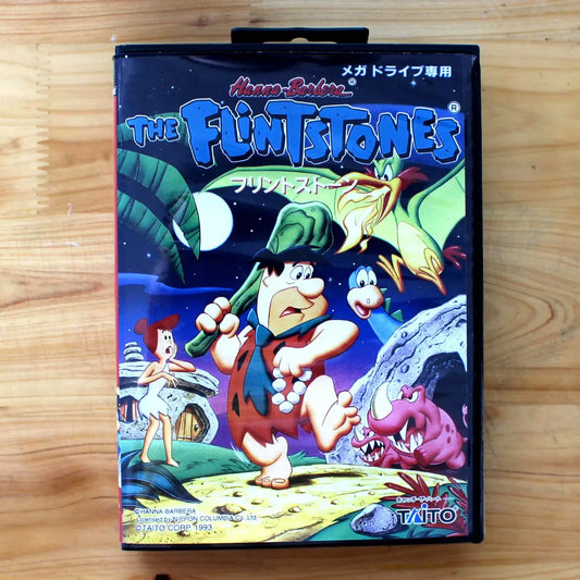 TheFlintstones Japan Cover 16bit Retro Game Cartridge For Sega Genesis Megadrive Video Game Consoles