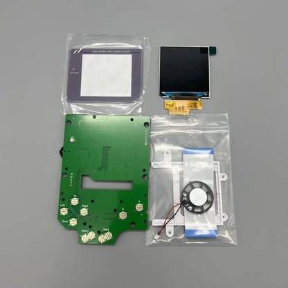 2.45-inch original size high brightness LCD screen and shell for Gameboy GB DMG LCD.Simple installation.No need to cut the shell