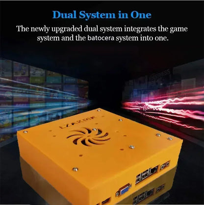 LZAKMR M8 Plug and Play Retro I3-3110M Game Console 500G HDD 70000+Games For Wii PS2 N64 PSP GameCube N64 Wireless handle