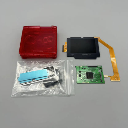 2024 new GBASP IPS LCD 2.9 "IPS high brightness LCD and shell kit for Gameboy advance SP