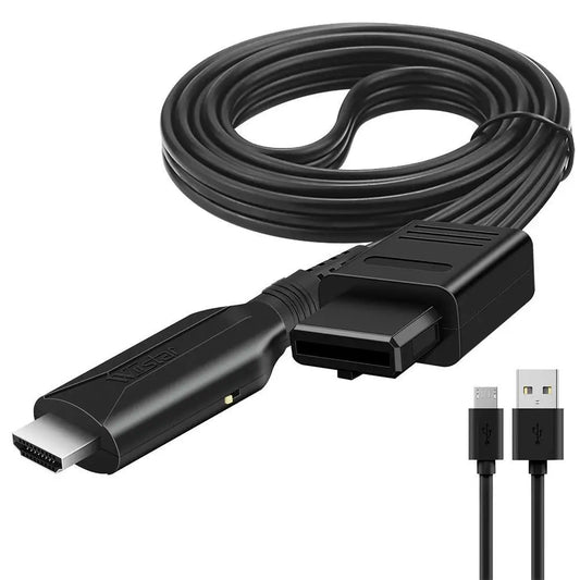 HD N64 To HDMI Converter Game Adapter HD Link Cable For N64/GameCube/SNES Plug and Play 1080P 64 To HDMI Converter