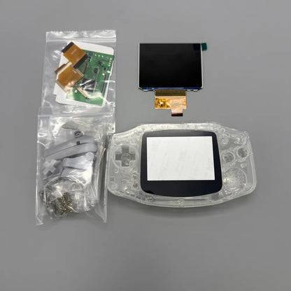 2025 GBA IPS LCD 3.0 "IPS high brightness LCD screen and shell kit for Gameboy advance GBA.no cut shell required easy to install