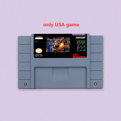 Action games King of Dragons  for SNES 16 bit USA NTSC or EUR PAL Video Game Consoles Cartridge