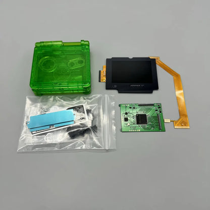 2024 new GBASP IPS LCD 2.9 "IPS high brightness LCD and shell kit for Gameboy advance SP