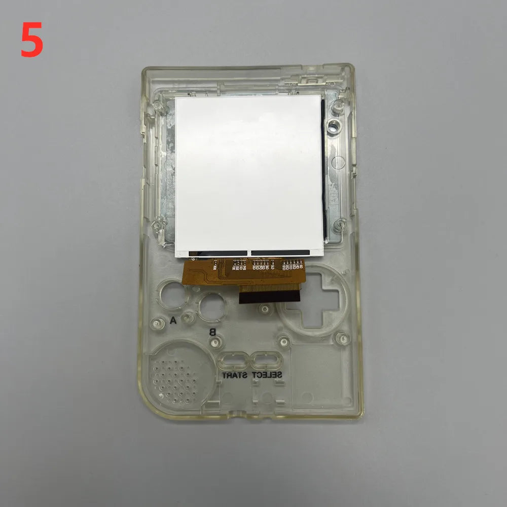 new GBP LCD screen. Easy to install 2.6 "original size IPS high brightness LCD screen is suitable for Nintendo Gameboy pocket
