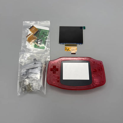 2025 GBA IPS LCD 3.0 "IPS high brightness LCD screen and shell kit for Gameboy advance GBA.no cut shell required easy to install