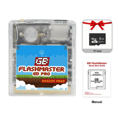 2500 in 1 OS V4 GB Pro Flashmaster Cartridge Game Card For Gameboy/Gameboy Color/GBA SP Game Consoles With 8GB TF Card