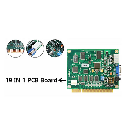 A08E-19 In 1 Arcade Classic Game Board VGA Output Arcade Game Board Durable For Jamma Arcade Motherboard