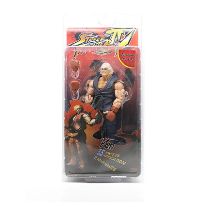 Neca Street Fighter Ryu Ken Chun Li Guile Gouki Anime Figure Game Derivative Character Action Figurine Movable Model Toys