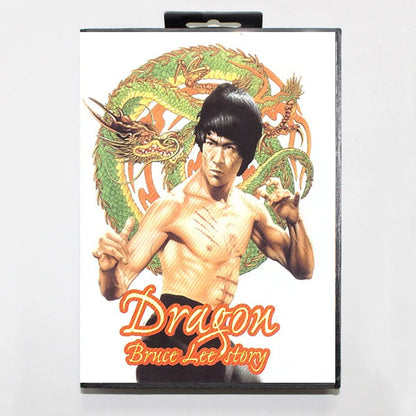 Dragon BL Story 16Bit MD Game Cartridge with RU Box for Sega Megadrive Genesis Systems