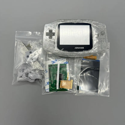 GBA IPS LCD no cut shell required easy to install 2.9 "IPS high brightness LCD and shell kit for Gameboy advance GBA