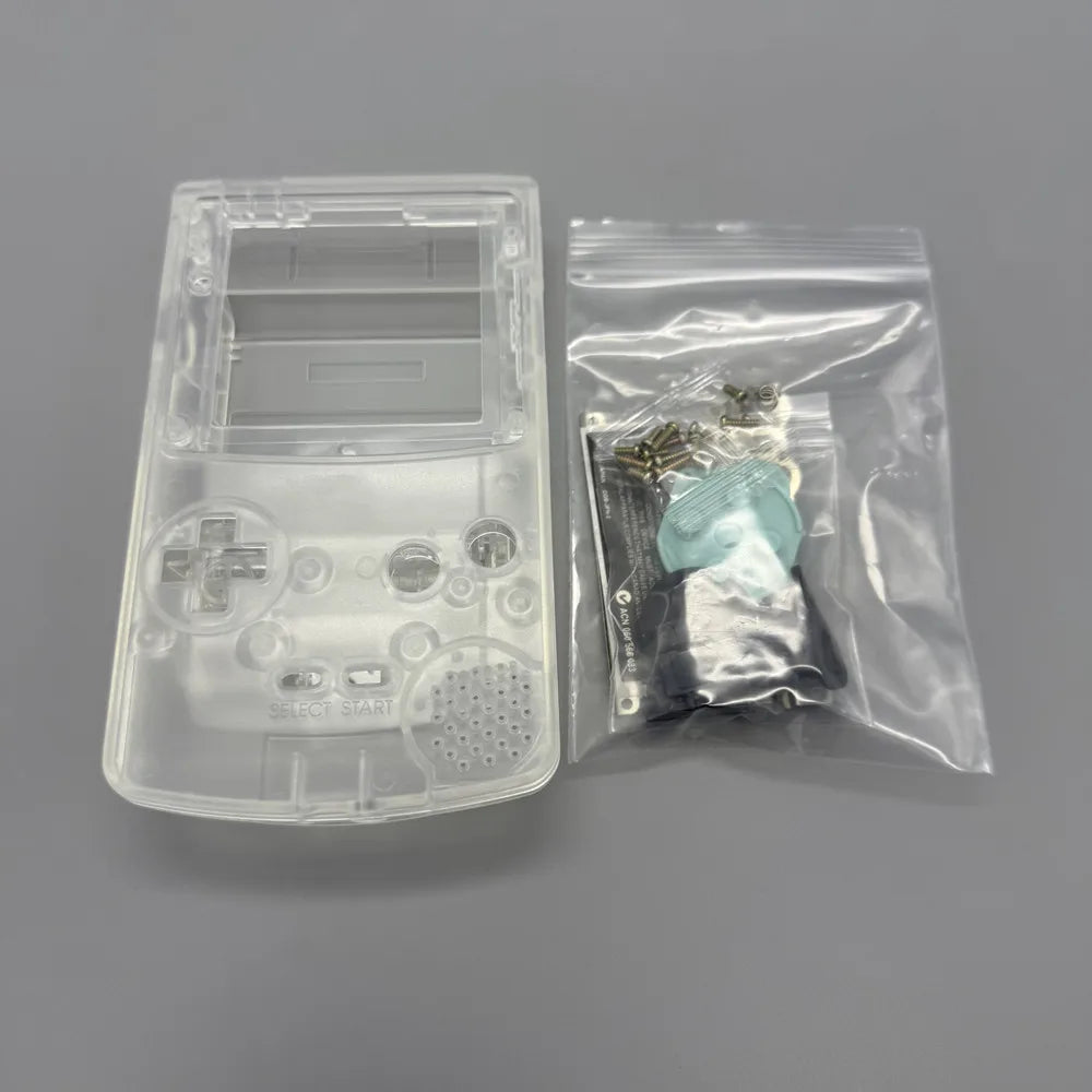 High quality shell kit for Gameboy COLOR GBC. Suitable for GBC 2.6-inch 2.45-inch 2.2-inch LCD