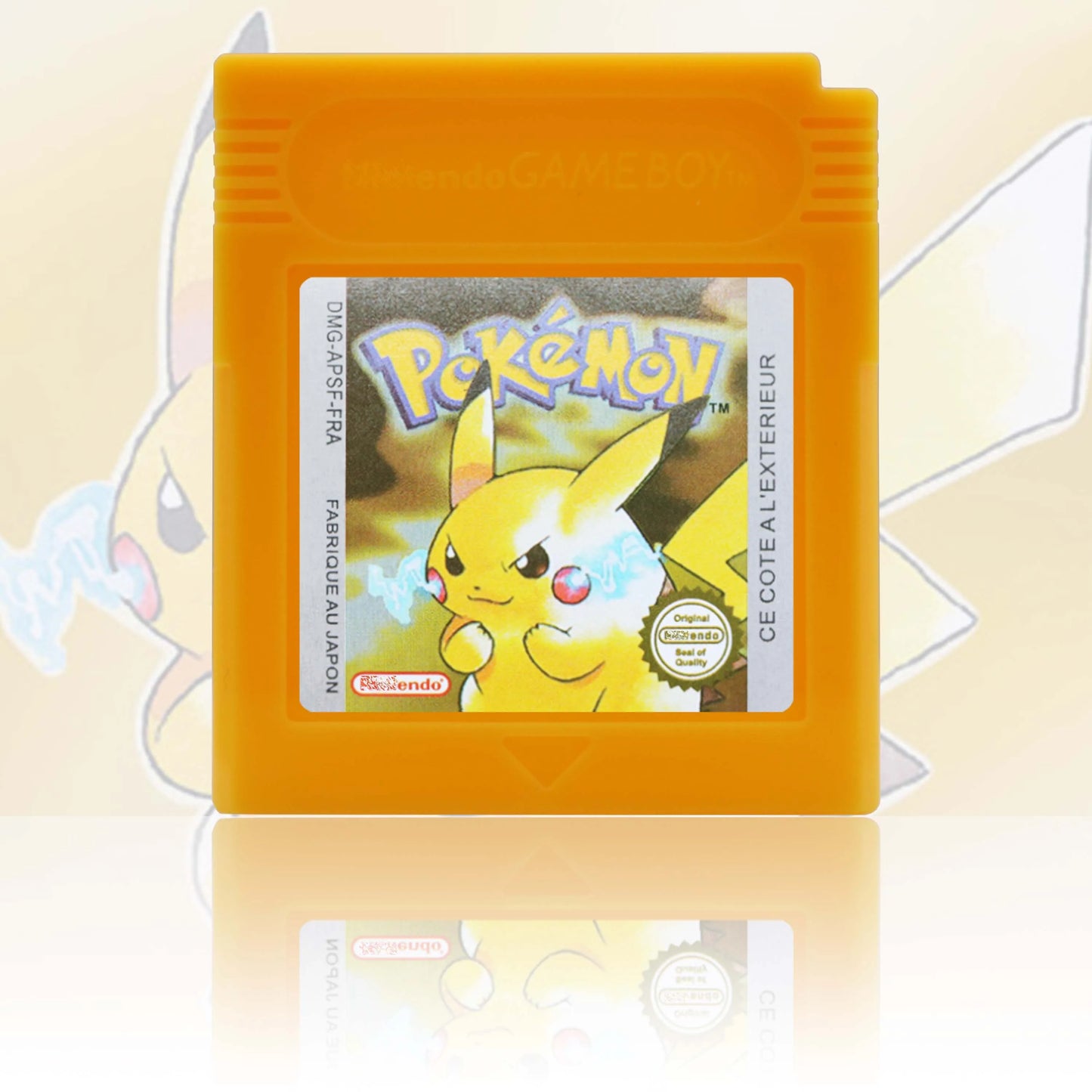 FRA Version Pokemon Rouge/Bleu/Jaune/Or/Argent/Cristal/Vert Game Cartridge GBC Video Game Console Card High Quality with Battery