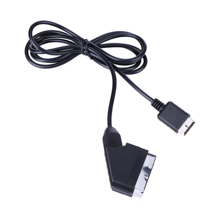 1.8m TV AV Connection Game Cord for PS1 PS2 PS3 Video Game Game Console Cable Line for Sony playstation Console RGB SCART Cable