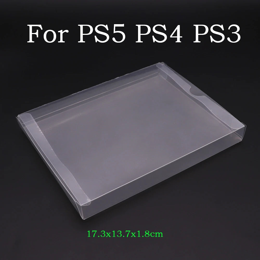 10PCS Clear Transparent Game Cartridge Box Case CIB Games Plastic PET Protector for N64 NES SNES for GB GBA GBC NGPC Switch