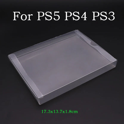 10PCS Clear Transparent Game Cartridge Box Case CIB Games Plastic PET Protector for N64 NES SNES for GB GBA GBC NGPC Switch