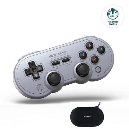 8Bitdo SN30 Pro Bluetooth Wireless Gaming Controller with Hall Effect for Switch 2 MacOS Android Raspberry Pi Windows Steam Deck