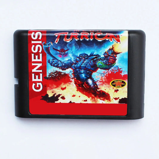 Mega Turrican 16bit MD Game Card For 16 Bit Sega MegaDrive Genesis Consoles