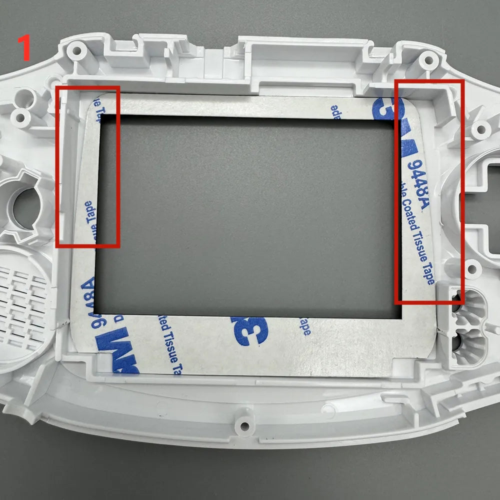GBA IPS LCD no cut shell required easy to install 2.9 "IPS high brightness LCD and shell kit for Gameboy advance GBA