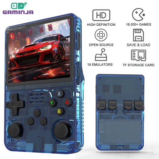 R36S Open Source K36 Handheld Game Console 3.5Inch IPS Screen Built in 16000 Games Supports online doubles For PS1/PSP/DC