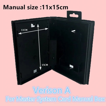 For MD Game Cartridge 10 Pcs Replacement Case Box Reproduction Retail Box For Sega Genesis Megadrive Consoles Game(No Game)