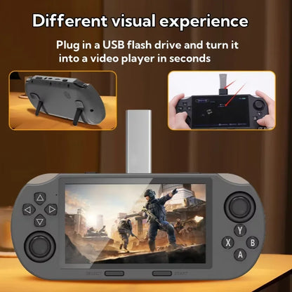 SF3000 Retro Handheld Video Game Console Linux System 4.5 Inch 854*480 IPS Screen 3000mAh Portable Pocket Video Player Games