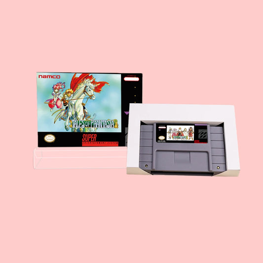 Tales of Phantasia RPG Game Cartridge with Retial Box For SNES 16bit NTSC PAL Video Game Consoles